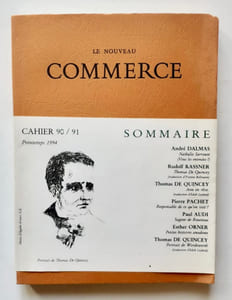 Le nouveau Commerce. Cahier 90/91. Printemps 1994.