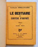 Le Bestiaire ou Cortège d'Orphée.  par APOLLINAIRE (Guillaume). DUFY (Raoul).  - Image 3