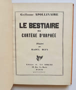 Le Bestiaire ou Cortège d'Orphée.  par APOLLINAIRE (Guillaume). DUFY (Raoul).  - Image 8