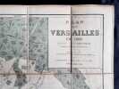 Plan de Versailles en 1900. Dressé par Bieuville, géomètre-expert des Domaines.. (Versailles). BIEUVILLE. 