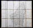 Département de l'Ardèche décrété le 9 février 1790 par l'Assemblée nationale. Atlas national de France, n°81. . ARDECHE. (Atlas national de France). 