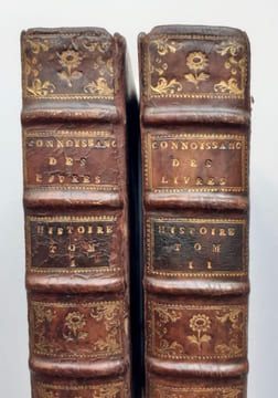 Bibliographie instructive ou Traité de la connoissance des livres rares et singuliers. Histoire : tomes I et II. . DEBURE (Guillaume-François).