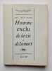 Homme exclu de la vie et de la mort. . LEVIS MANO (Guy) - 