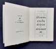 Homme exclu de la vie et de la mort. . LEVIS MANO (Guy) - 