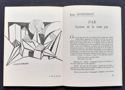 La Barbacane. Revue des pierres et des hommes. N°7, novembre 1968: Connaissance de Pierre d’Albert-Birot. Témoignages, hommages, études, suivis d’un chapitre inédit de Grabinoulor.
