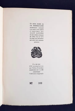 La Barbacane. Revue des pierres et des hommes. N°15/16, décembre 1974.. CARMEIL (Louis). PONS (Max). RIBEMONT-DESSAIGNES (Georges). DERY (Tibor). ...