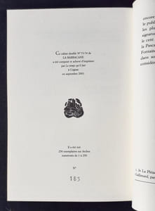 La Barbacane. Revue des pierres et des hommes. N°73/74, septembre 2001.