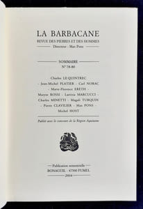 La Barbacane. Revue des pierres et des hommes. N°78/80, juin 2004. 