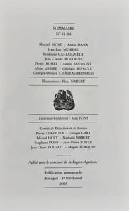 La Barbacane. Revue des pierres et des hommes. N°81/84, mars 2005.