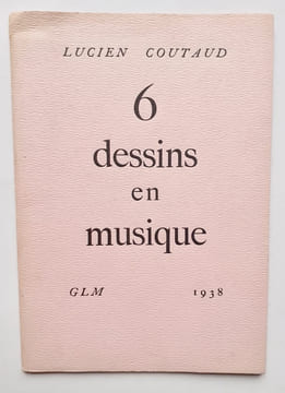 6 dessins en musique. . COUTAUD (Lucien). 