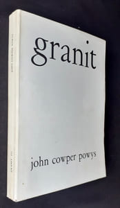 John Cowper Powys. Granit, n°1/2, automne-hiver 1973.