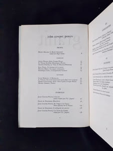 John Cowper Powys. Granit, n°1/2, automne-hiver 1973.