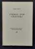 L’oiseau d’or chantera.. VERDET (André).