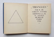 Triangles. par SABLON-FAVIER (R. de). - Image 2