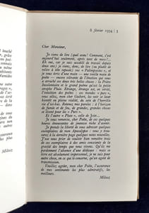 Dix-sept lettres de Milosz.