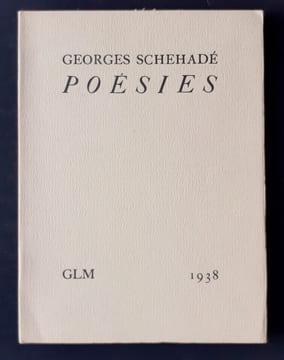 Poésies.. SCHEHADE (Georges).