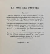 Le bois des pauvres.  par JOUVE (Pierre Jean).  - Image 2