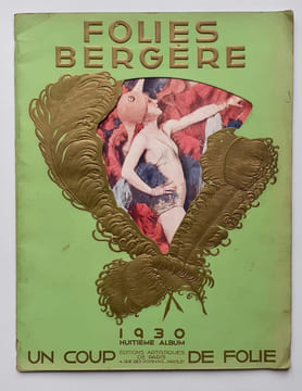 Folies-Bergère. Un coup de folie. Huitième album : 1930. . DELVAL (Paul). WELDY (Max). WALERY. CAMPSON (Betty). ALFRED JACKSON STARS. 
