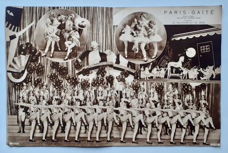 Folies-Bergère. Un coup de folie. Huitième album : 1930. . DELVAL (Paul). WELDY (Max). WALERY. CAMPSON (Betty). ALFRED JACKSON STARS. 
