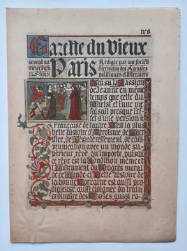 Gazette du vieux Paris. Rédigée par une Société d'écrivains des Annales politiques et littéraires. N° 1 à 13 (15 avril - novembre 1900). LOTI ...