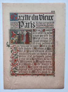 Gazette du vieux Paris. Rédigée par une Société d'écrivains des Annales politiques et littéraires. N° 1 à 13 (15 avril - novembre 1900)