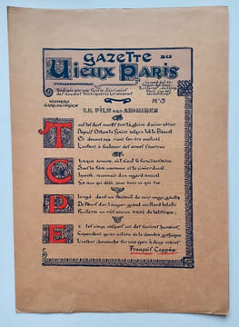 Gazette du vieux Paris. Rédigée par une Société d'écrivains des Annales politiques et littéraires. N° 1 à 13 (15 avril - novembre 1900). LOTI ...
