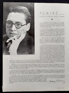 Programme du Théâtre du Châtelet : Au temps des Merveilleuses. . ERTE - (Romain de Tirtoff) - VERTES (Marcel) - LEHMANN (Maurice).
