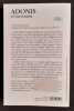Adonis le visionnaire. . CAMUS (Michel). 