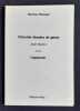 Eternités blessées de gestes. Jouet évanoui suivi de l'apotome. . MESSAGIER (Matthieu).