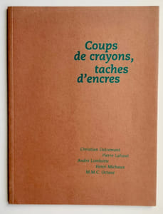 Coups de crayons, taches d'encres.