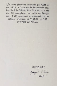 Max Bucaille. . BUCAILLE (Max). CHABRUN (Jean-François). PASSERON (René). ARNAUD (Noel). (THIRY Georges).