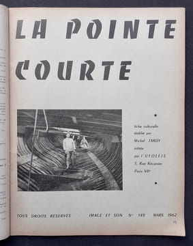 Image et Son, n°149, mars 1962. . VARDA (Agnès). ROUCH (Jean). CLEMENT (René). MINNELLI (Vicente). KRAVETZ (Marc). CHEVASSU (François).
