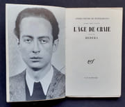 L’Âge de craie. Suivi de Hedera. Premier cahier de poésie.  par MANDIARGUES (André Pieyre de). - Image 1
