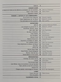 Opus International, n°117, janvier-février 1990. Adami