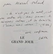 Le grand jour. Poèmes.  par BOISSONNAS (Edith).  - Image 1