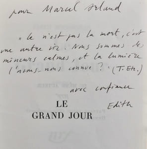 Le grand jour. Poèmes.
