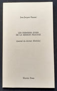 Les derniers jours de la mission Peacock (journal du docteur Minéolas).  par FAUSSOT (Jean-Jacques).  - Image 1