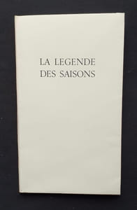 La légende des saisons.