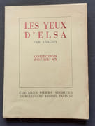 Les yeux d'Elsa.  par ARAGON (Louis).  - Image 1