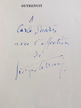 Outrenuit.. CATTAUI (Georges). (Guy Lévis Mano)