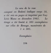 Le Voeu de la rose. par DELISSE (Louis François). (Guy Lévis Mano) - Image 2