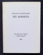 Six sonnets.  par SHAKESPEARE (William). 