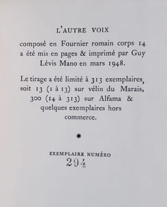 L'autre voix.