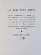 Les rois font halte. Poème suivi de Une nuit de Daniel.  par HENRY (Jean-Marc).  - Image 2