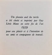Le phénix et la tourterelle.  par SHAKESPEARE (William). - Image 4