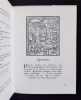 Petit almanach po&eacute;tique contenant des Dits / des Sentences / des Po&egrave;mes d'ici et d'ailleurs / des Image & maintes choses emerveillables pour ...