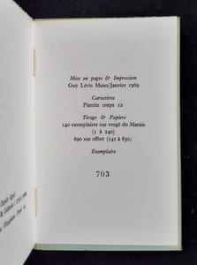 Le Dit du Poisson.