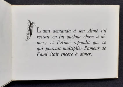 L'ami et l'aimé.