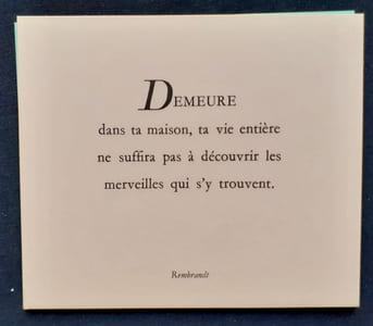 Dits : Le président Cuenot, L'Ecclésiaste, Jésus, Lao Tseu, Lucilius, Rembrandt, Saint Augustin, Silésius, Sophocle, Le Talmud, Vauvenargues, Proverbes allemand, Proverbes africain.