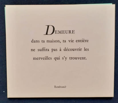 Dits : Le président Cuenot, L'Ecclésiaste, Jésus, Lao Tseu, Lucilius, Rembrandt, Saint Augustin, Silésius, Sophocle, Le Talmud, Vauvenargues, ...